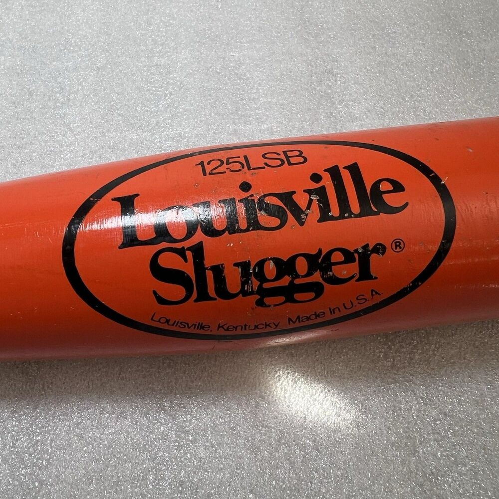 Louisville Slugger 125LSB Big Orange 34in 28oz Bat Softball League 2 1/4 Barrel